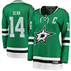 Jamie Benn Dallas Stars Fanatics Women's Home Breakaway Jersey - Green - NHL