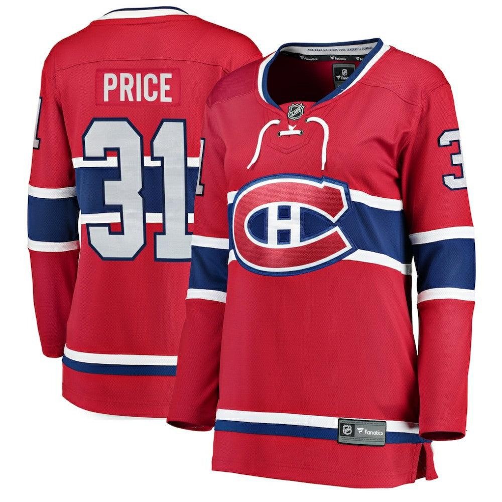 Carey Price Montreal Canadiens Fanatics Women's Home Breakaway Jersey - Red - NHL