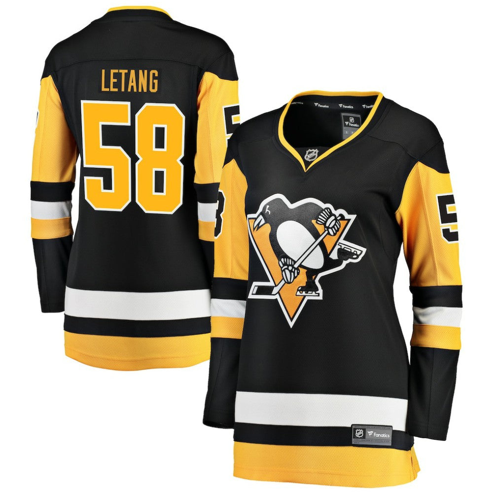 Kris Letang Pittsburgh Penguins Fanatics Women's Home Breakaway Jersey - Black - NHL