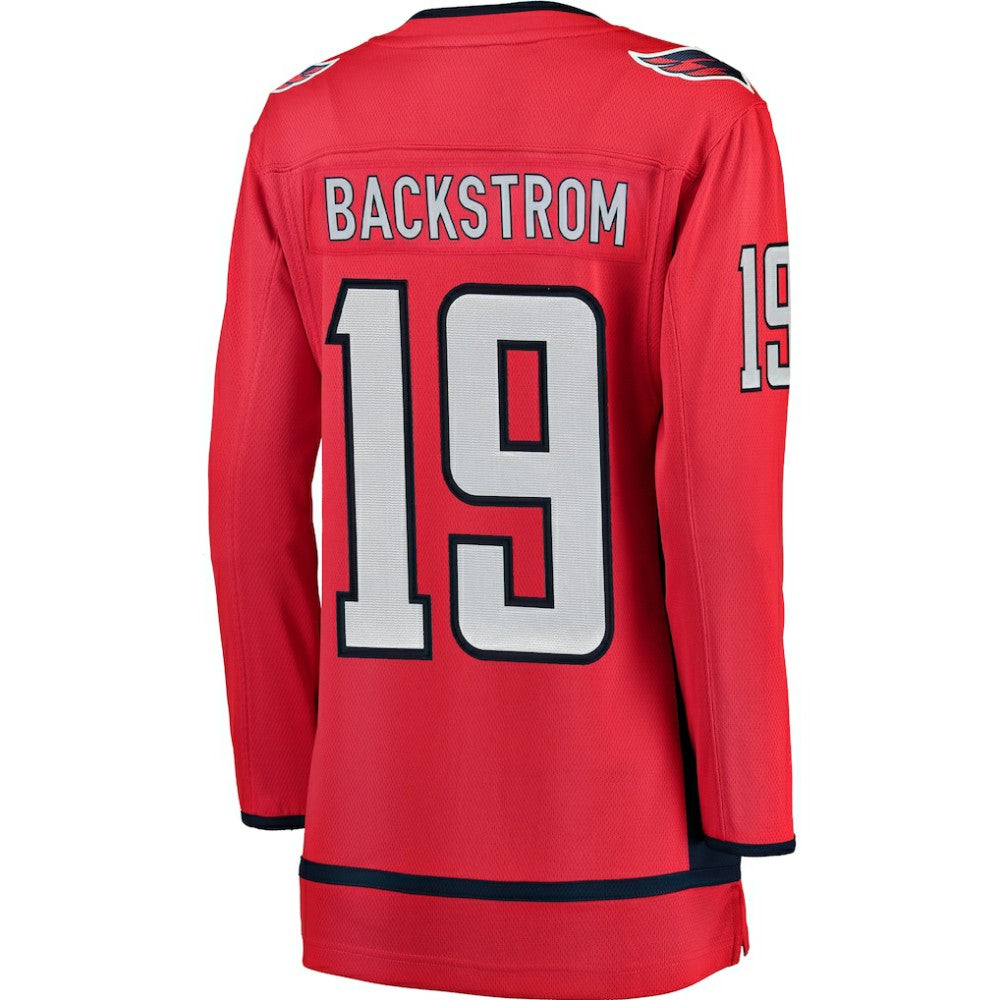 Nicklas Backstrom Washington Capitals Fanatics Women's Home Breakaway Jersey - Red - NHL