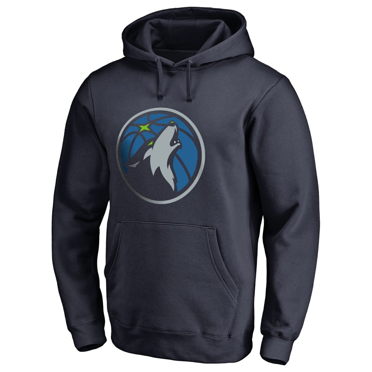Minnesota Timberwolves Primary Logo Pullover Hoodie Navy - NBA