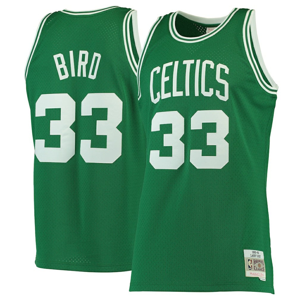 Larry Bird Boston Celtics Hardwood Classics Swingman Jersey Kelly Green - NBA
