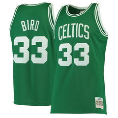Larry Bird Boston Celtics Hardwood Classics Swingman Jersey Kelly Green - NBA