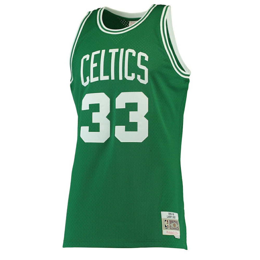 Larry Bird Boston Celtics Hardwood Classics Swingman Jersey Kelly Green - NBA