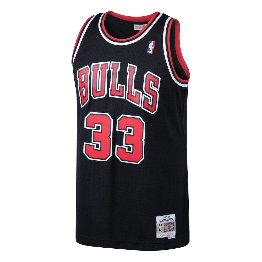 Scottie Pippen Chicago Bulls 1997/98 Hardwood Classics Swingman Jersey Black - NBA