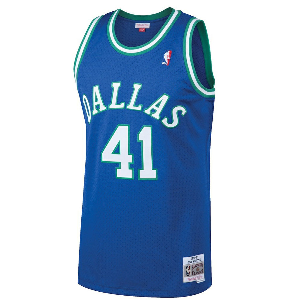 Dirk Nowitzki Dallas Mavericks 1998/99 Hardwood Classics Swingman Jersey Blue - NBA
