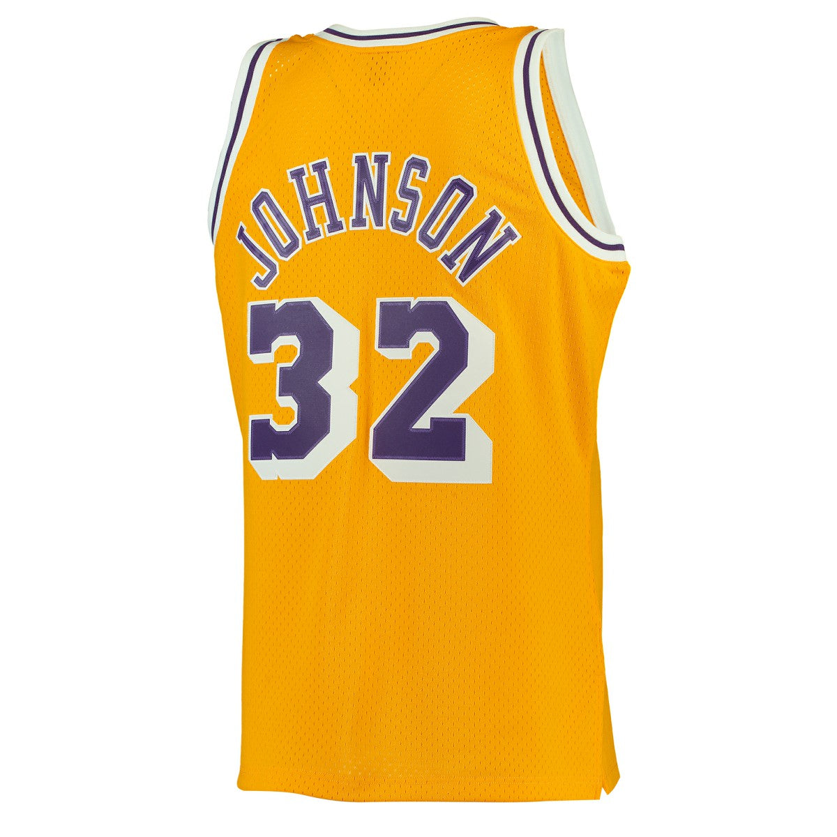 Magic Johnson Los Angeles Lakers 1984/85 Hardwood Classics Swingman Jersey Gold - NBA