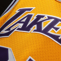 Magic Johnson Los Angeles Lakers 1984/85 Hardwood Classics Swingman Jersey Gold - NBA