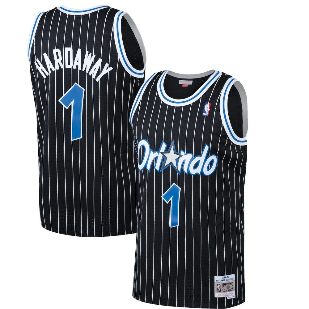Penny Hardaway Orlando Magic Hardwood Classics Swingman Jersey Black - NBA