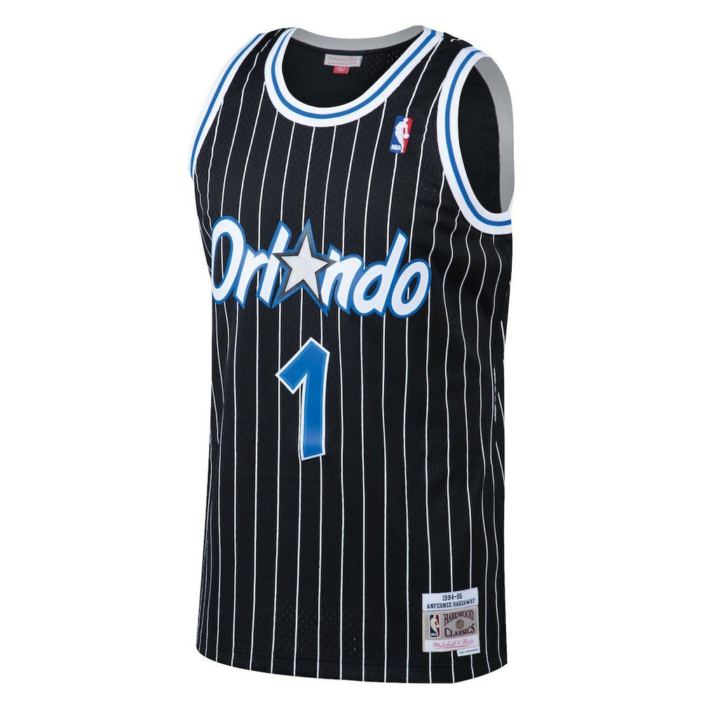 Penny Hardaway Orlando Magic Hardwood Classics Swingman Jersey Black - NBA