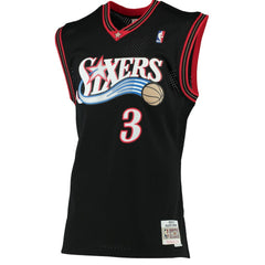 Allen Iverson Philadelphia 76ers 2000/01 Hardwood Classics Swingman Jersey Black - NBA