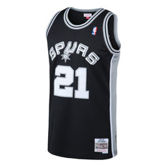 Tim Duncan San Antonio Spurs 1998/99 Hardwood Classics Swingman Jersey Black - NBA
