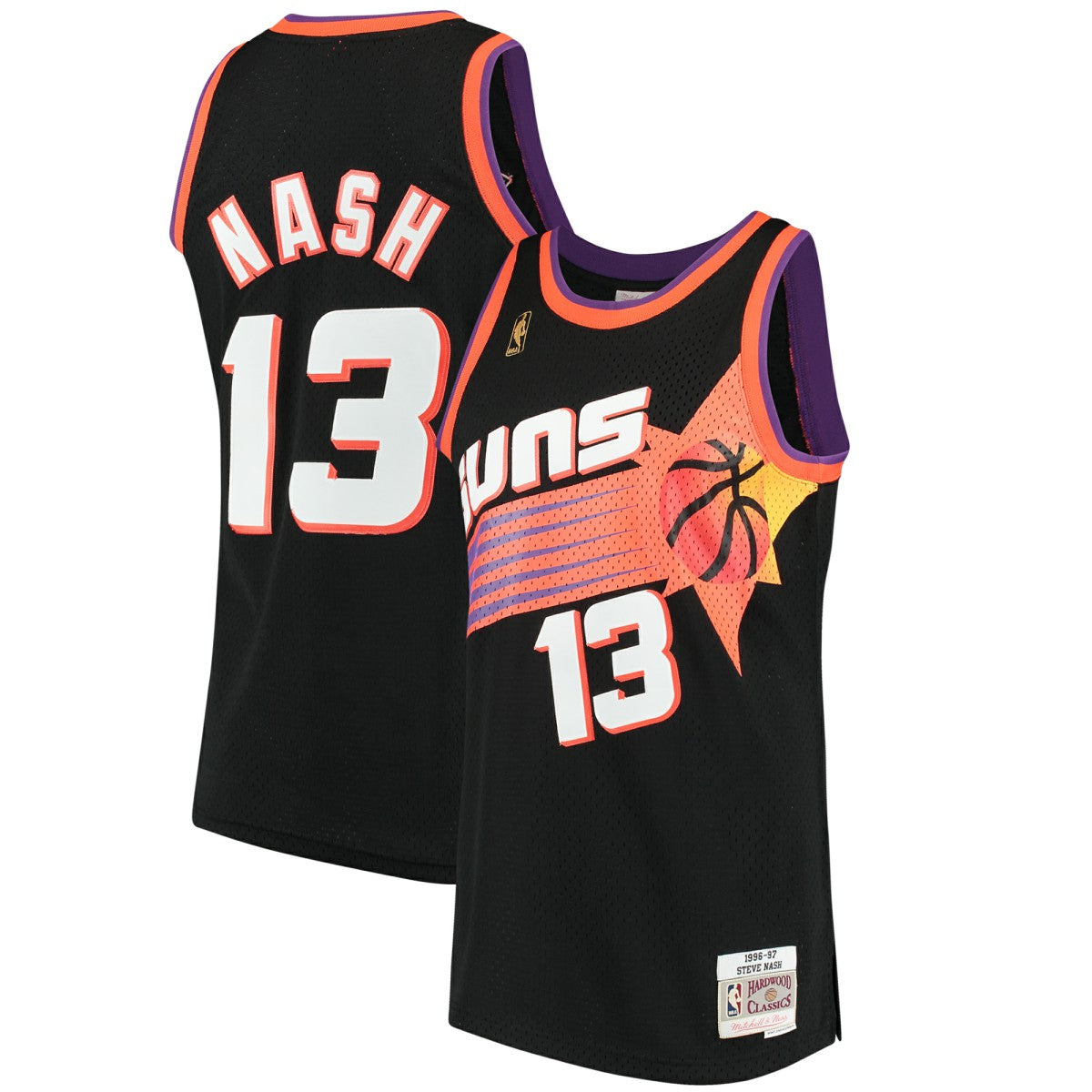 Steve Nash Phoenix Suns 1996/97 Hardwood Classics Swingman Jersey Black - NBA