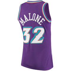 Karl Malone Utah Jazz 1996/97 Hardwood Classics Swingman Jersey Purple - NBA