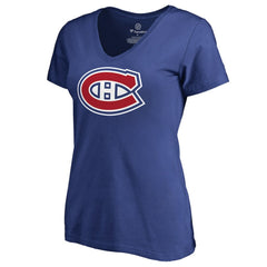 Montreal Canadiens Women's Primary Logo T-Shirt - Royal - NHL