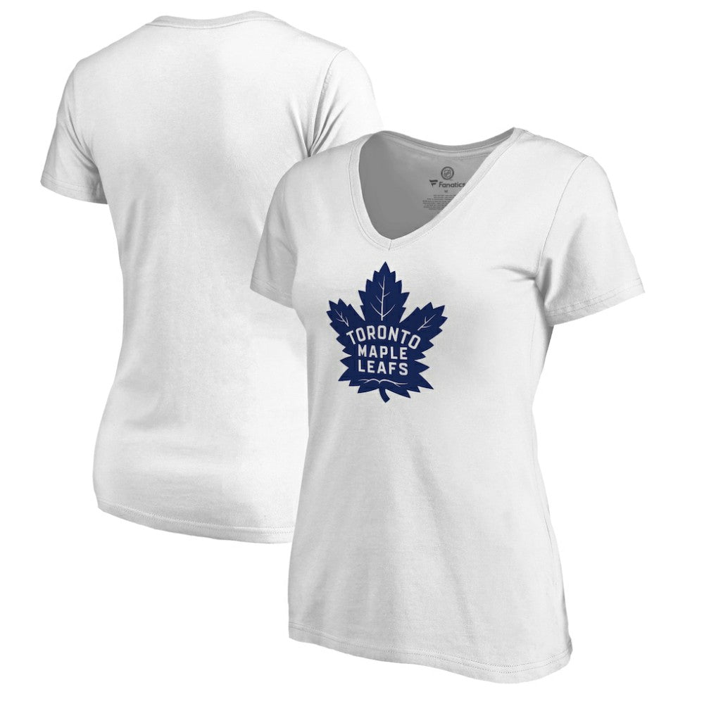 Toronto Maple Leafs Women's Primary Logo T-Shirt - White - NHL