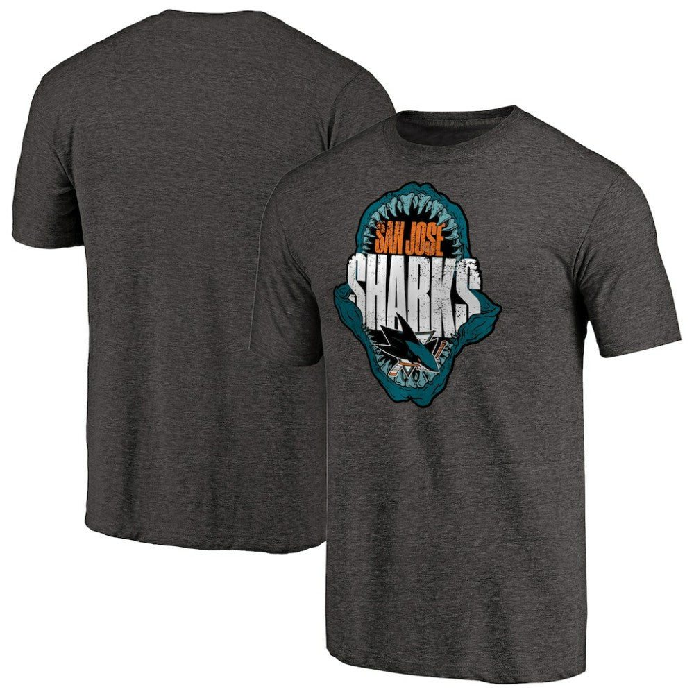San Jose Sharks Hometown Collection Chomp Tri-Blend T-Shirt - Black - NHL