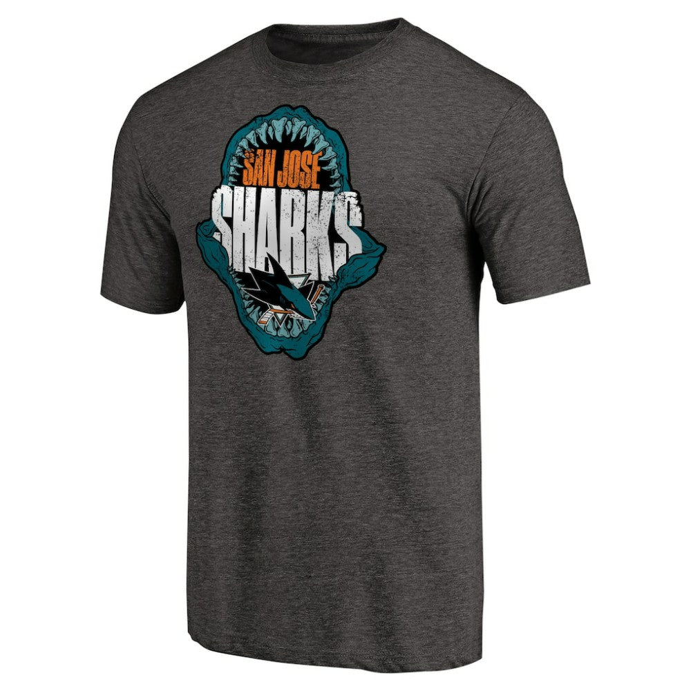 San Jose Sharks Hometown Collection Chomp Tri-Blend T-Shirt - Black - NHL