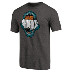 San Jose Sharks Hometown Collection Chomp Tri-Blend T-Shirt - Black - NHL