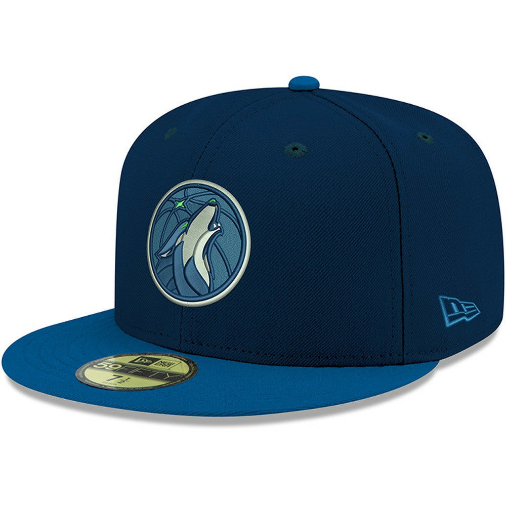 Minnesota Timberwolves Team Color 2Tone 59FIFTY Fitted Hat Navy - NBA