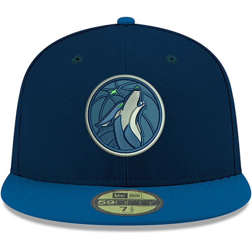 Minnesota Timberwolves Team Color 2Tone 59FIFTY Fitted Hat Navy - NBA