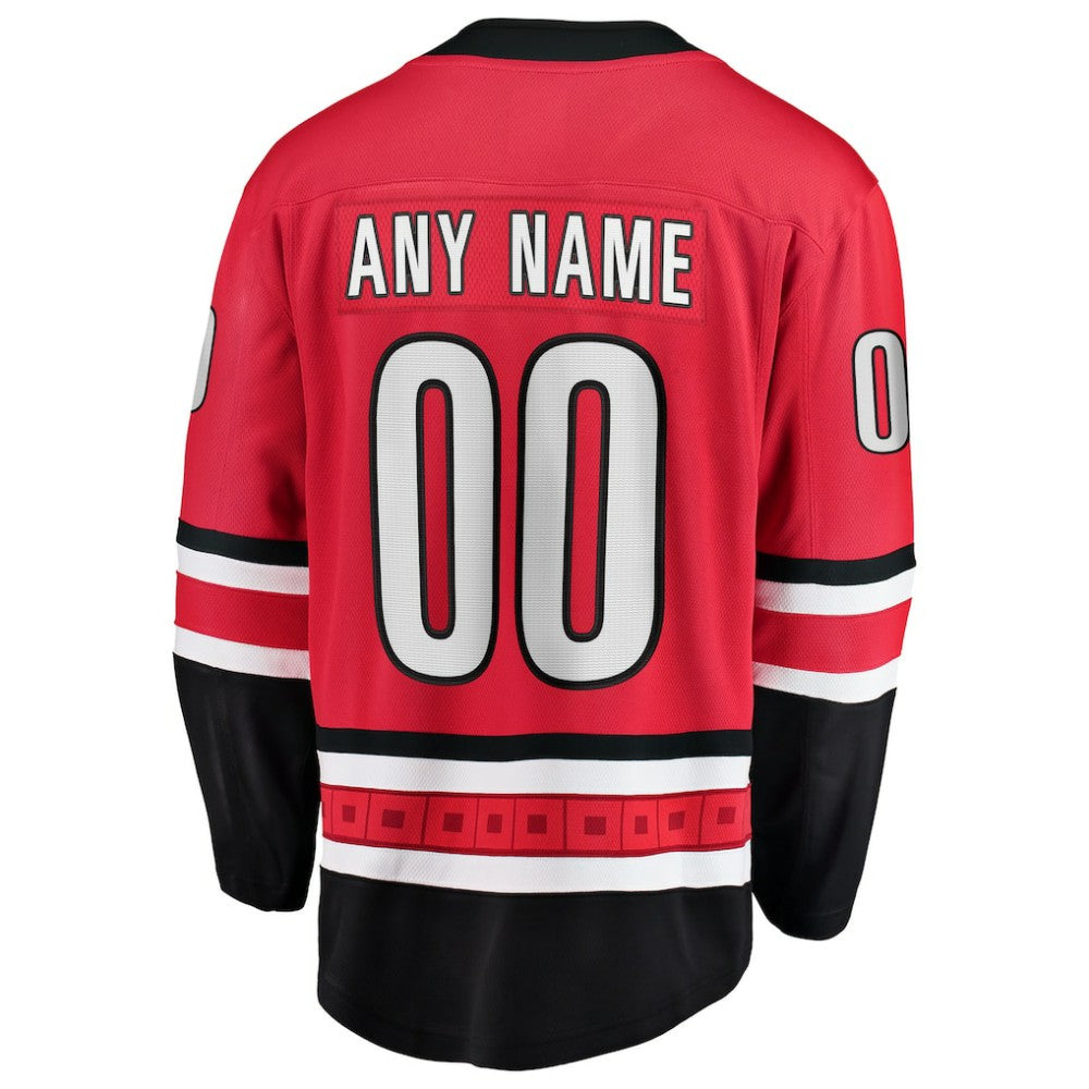 Carolina Hurricanes Fanatics Alternate Breakaway Custom Jersey - Red - NHL