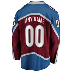 Colorado Avalanche Fanatics Home Breakaway Custom Jersey - Maroon - NHL