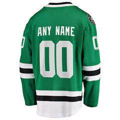 Dallas Stars Fanatics Home Breakaway Custom Jersey - Green - NHL