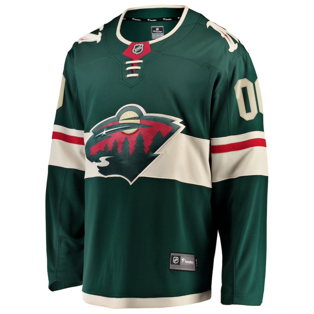 Minnesota Wild Fanatics Home Breakaway Custom Jersey - Green - NHL