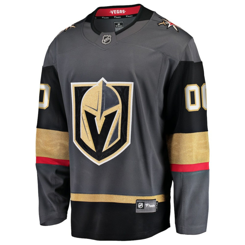 Vegas Golden Knights Fanatics Alternate Breakaway Custom Jersey - Gray - NHL