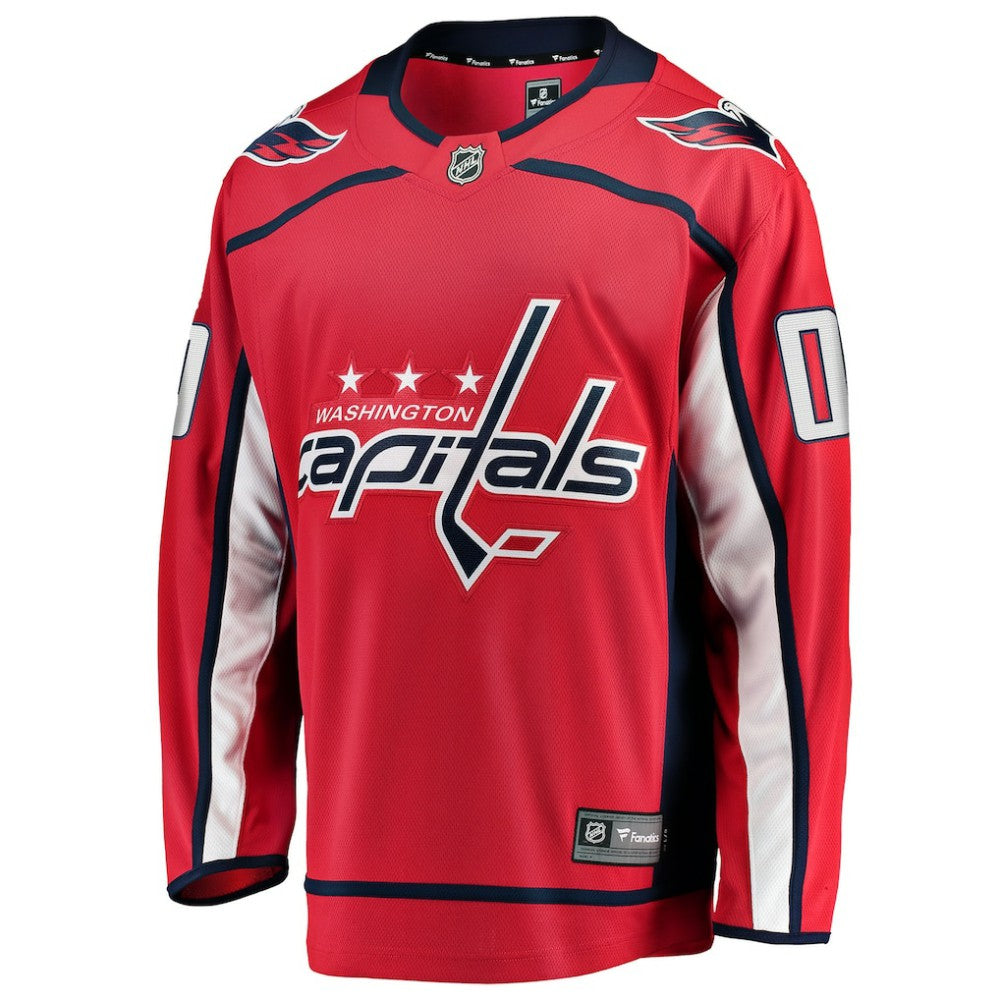 Washington Capitals Fanatics Home Breakaway Custom Jersey - Red - NHL