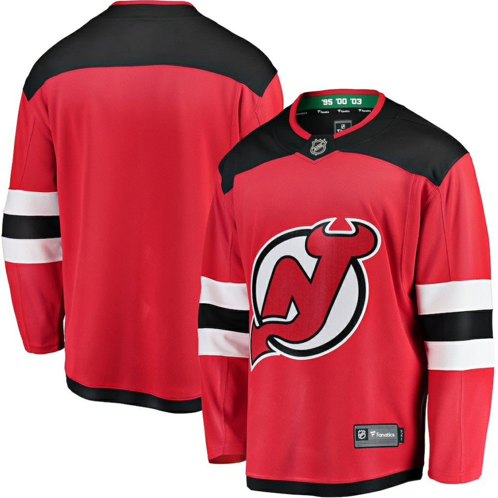 New Jersey Devils Fanatics Breakaway Home Jersey - Red - NHL