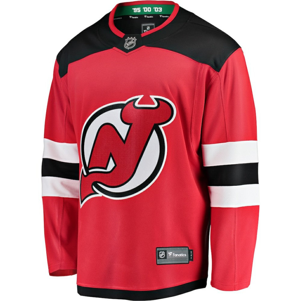 New Jersey Devils Fanatics Breakaway Home Jersey - Red - NHL