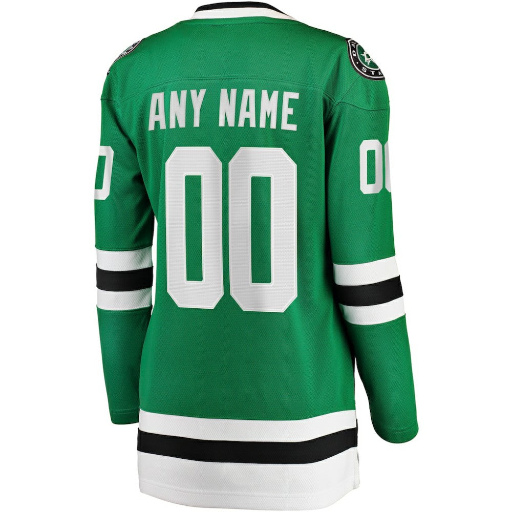 Dallas Stars Fanatics Women's Home Breakaway Custom Jersey - Green - NHL