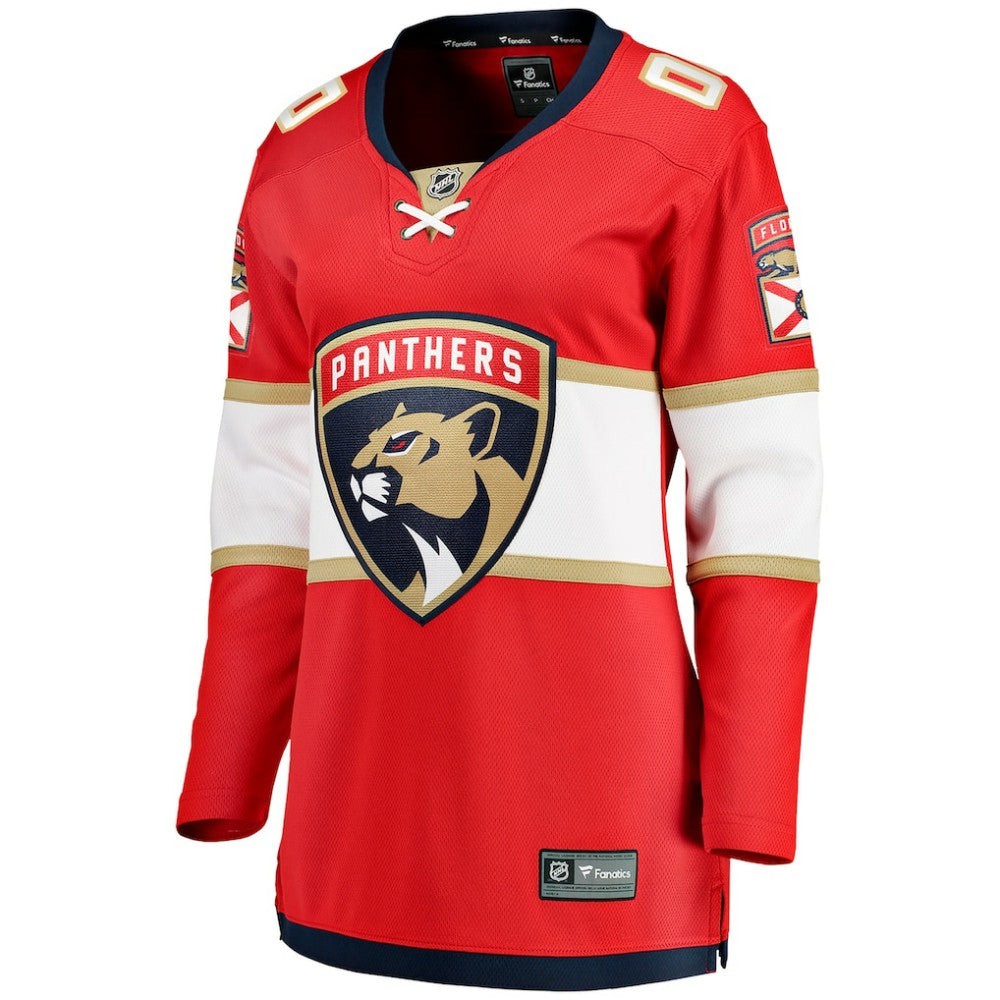 Florida Panthers Fanatics Women's Home Breakaway Custom Jersey - Red - NHL