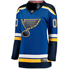 St. Louis Blues Fanatics Women's Home Breakaway Custom Jersey - Blue - NHL