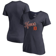 Detroit Tigers Women's Team Lockup T-Shirt - MLB