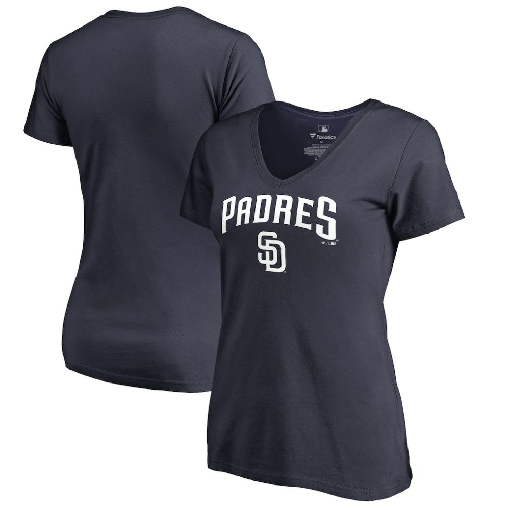 San Diego Padres Women's Team Lockup T-Shirt - MLB