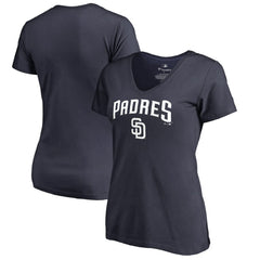 San Diego Padres Women's Team Lockup T-Shirt - MLB
