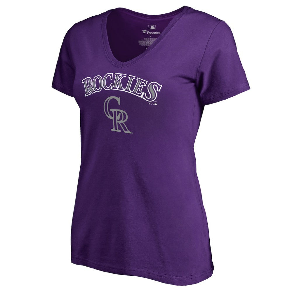 Colorado Rockies Women's Team Lockup T-Shirt - MLB