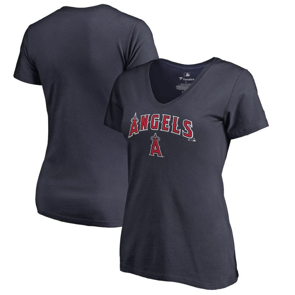 Los Angeles Angels Women's Team Lockup T-Shirt - MLB
