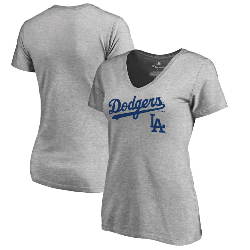 Los Angeles Dodgers Women's Team Lockup T-Shirt - MLB