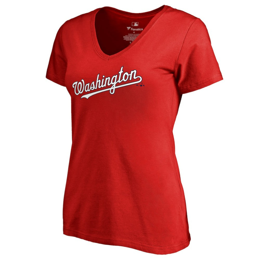 Washington Nationals Women's Team Wordmark T-Shirt - MLB