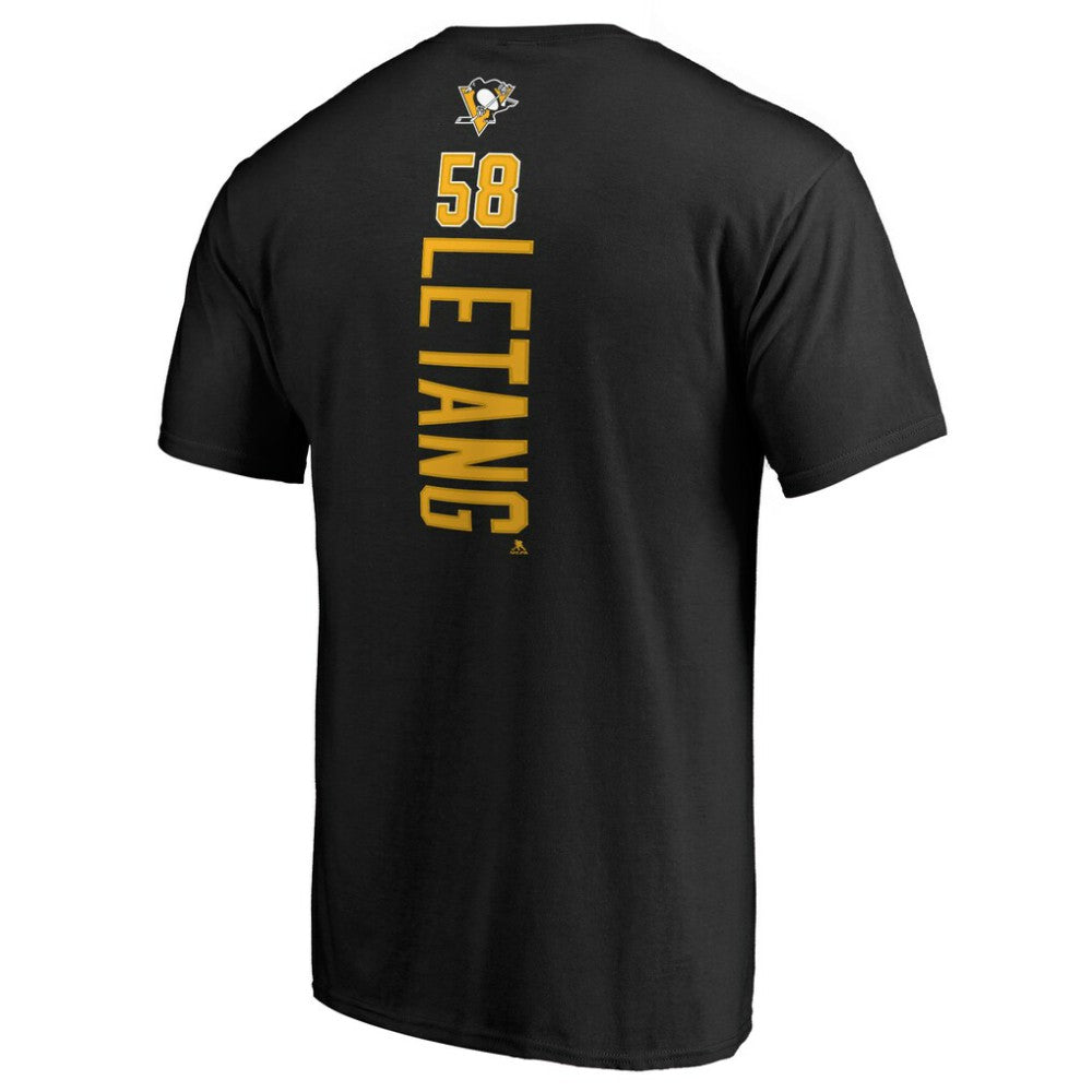 Kris Letang Pittsburgh Penguins Backer T-Shirt - Black - NHL
