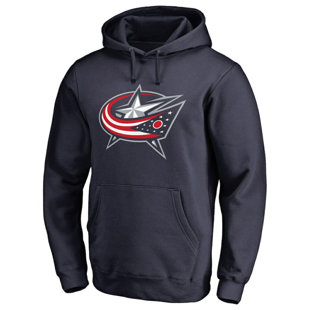 Zach Werenski Columbus Blue Jackets Backer Pullover Hoodie - Navy - NHL