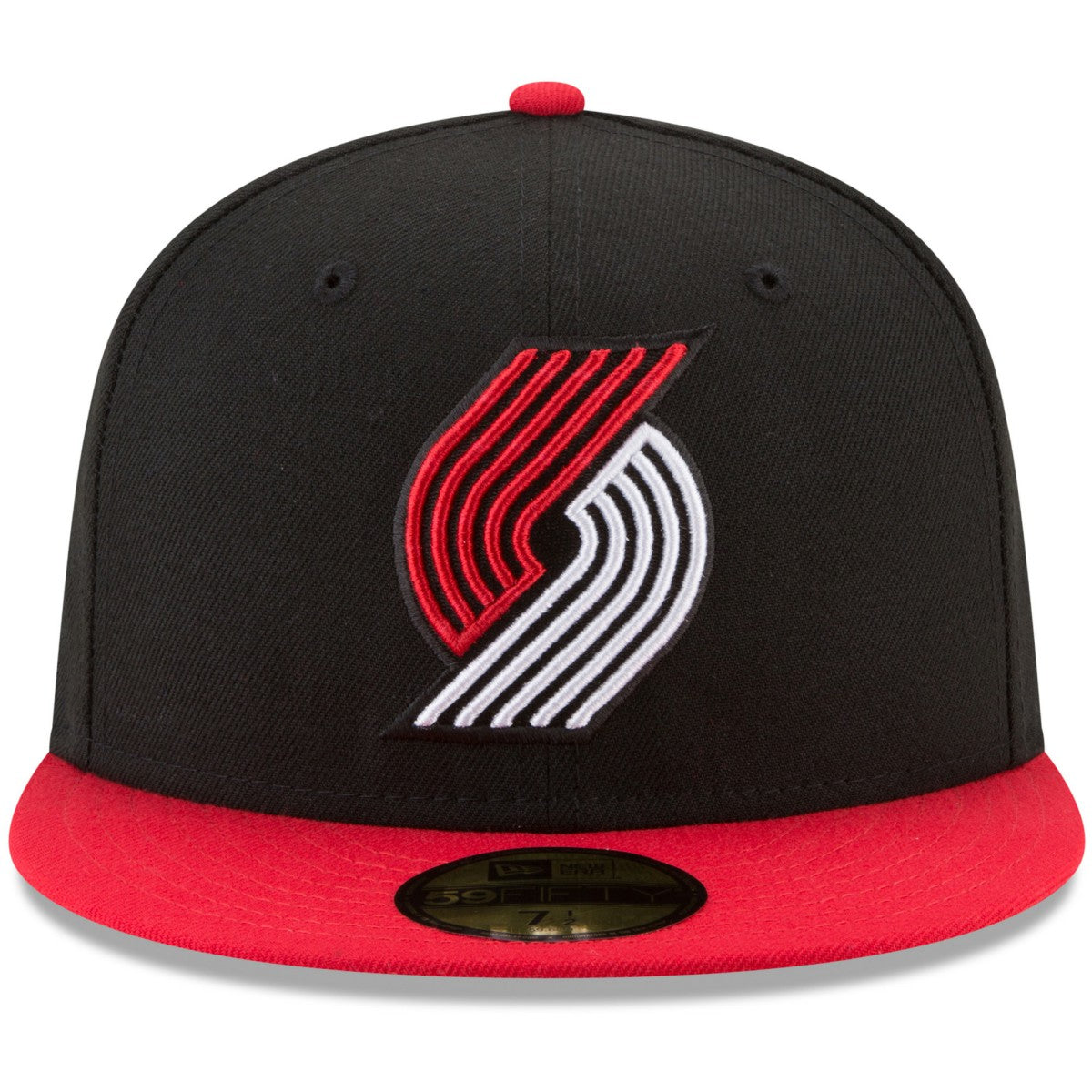 Portland Trail Blazers Team Color 2-Tone 59FIFTY Fitted Hat Black/Red - NBA