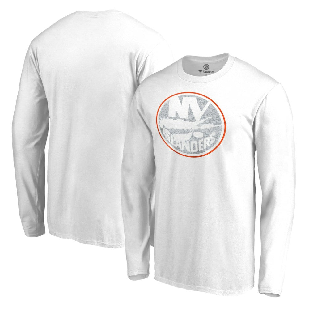 New York Islanders White Out Long Sleeve T-Shirt - White - NHL