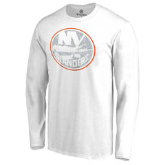 New York Islanders White Out Long Sleeve T-Shirt - White - NHL