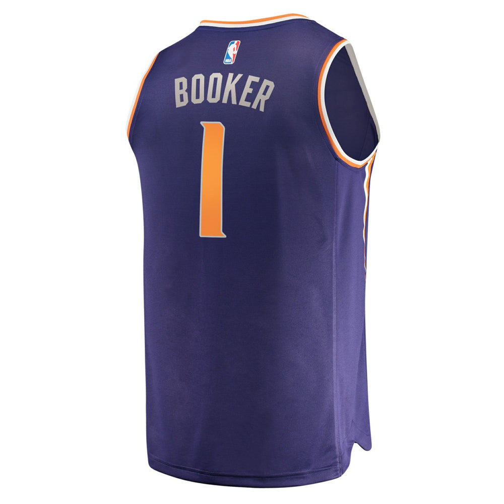 Devin Booker Phoenix Suns Fast Break Replica Jersey Purple Icon Edition - NBA