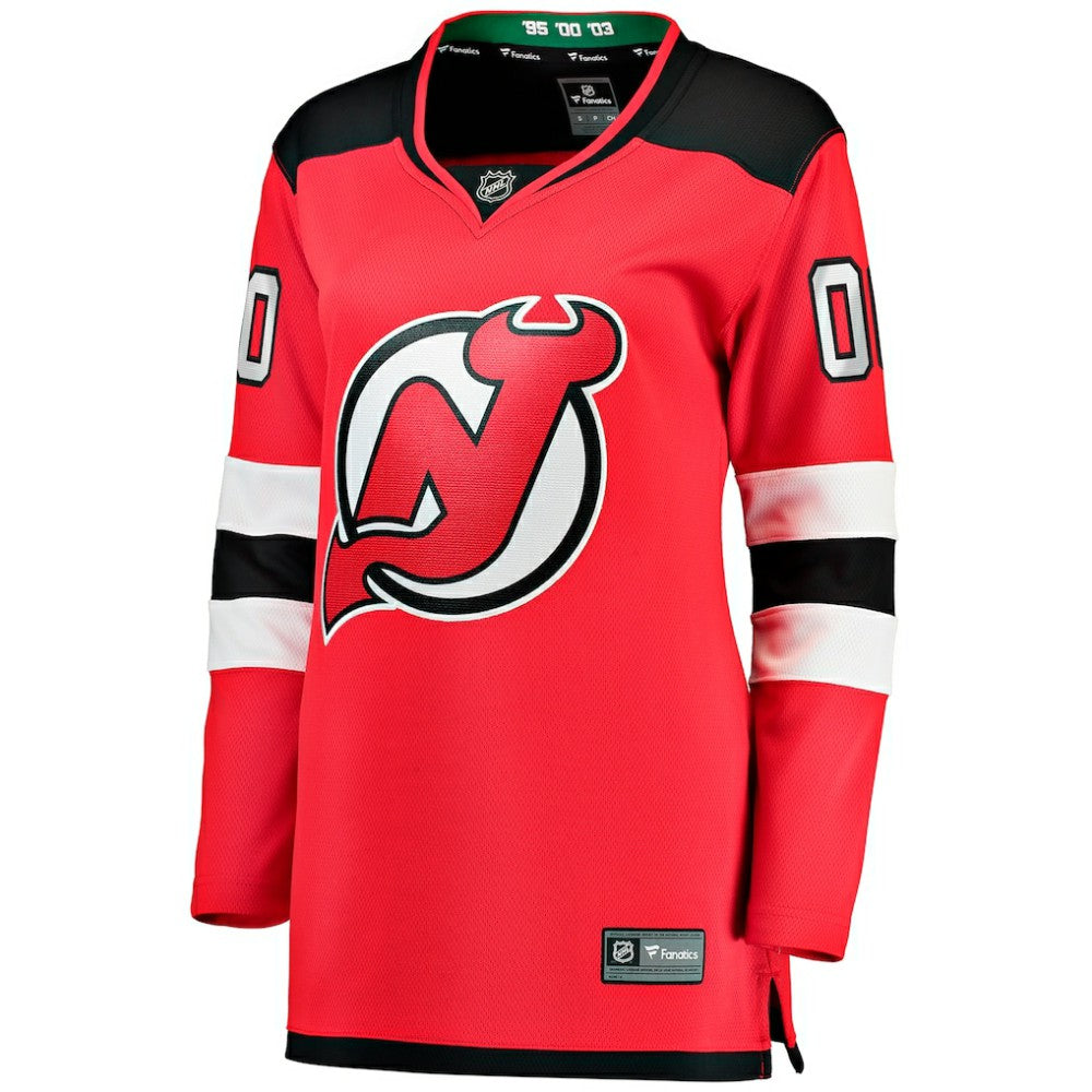 New Jersey Devils Fanatics Women's Home Breakaway Custom Jersey - Red - NHL